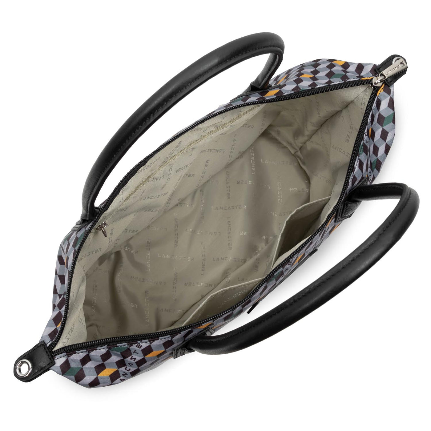 sac cabas main - basic sport #couleur_damier-3d