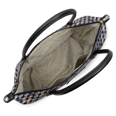 sac cabas main - basic sport #couleur_damier-3d