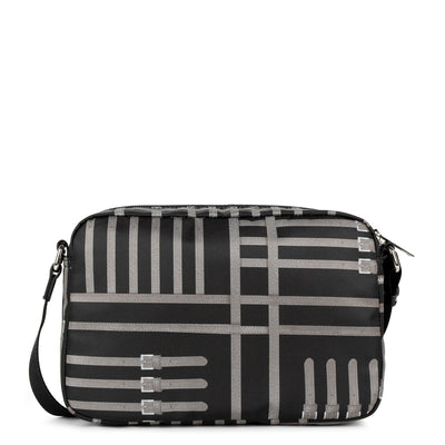 sac trotteur - basic verni #couleur_noir-taupe