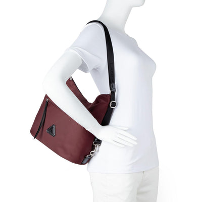 sac seau - basic verni new #couleur_bordeaux