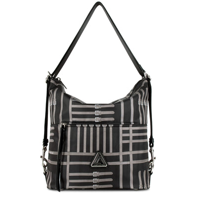 sac seau - basic verni new #couleur_noir-taupe