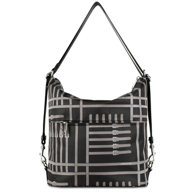 sac seau - basic verni new #couleur_noir-taupe