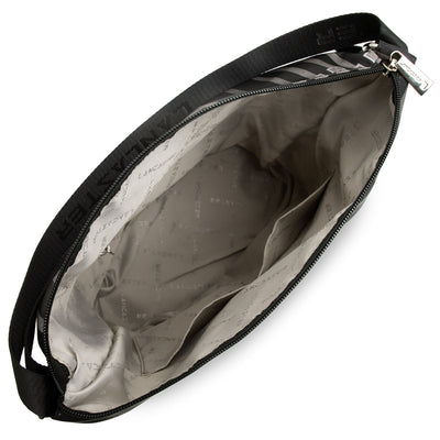 sac seau - basic verni new #couleur_noir-taupe