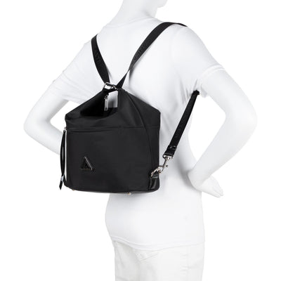 sac seau - basic verni new #couleur_noir-taupe