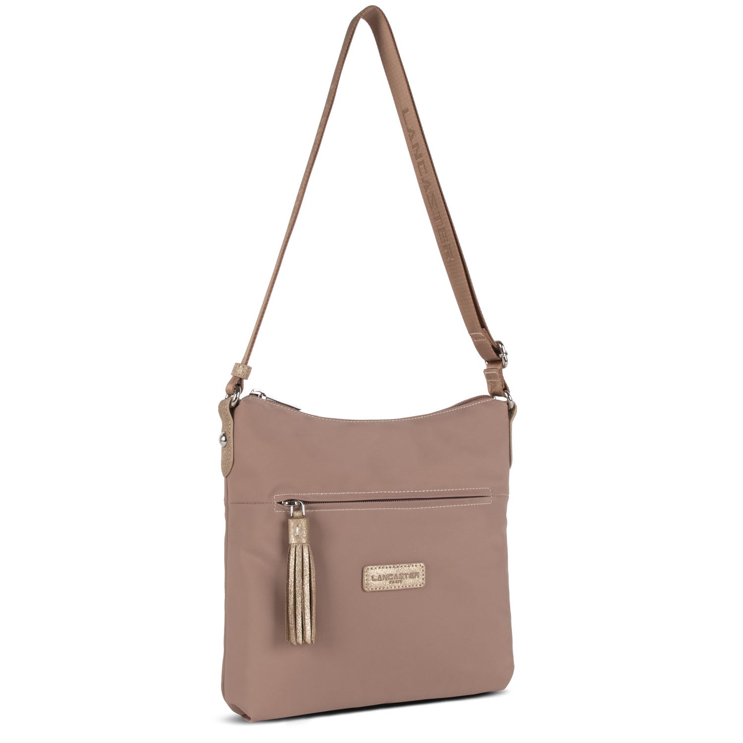 Sac Trotteur Avec Pompons – Format Pratique 21 X 15 X 9 Cm – Poches Zippées