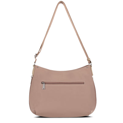 sac besace - basic pompon #couleur_nude-champagne