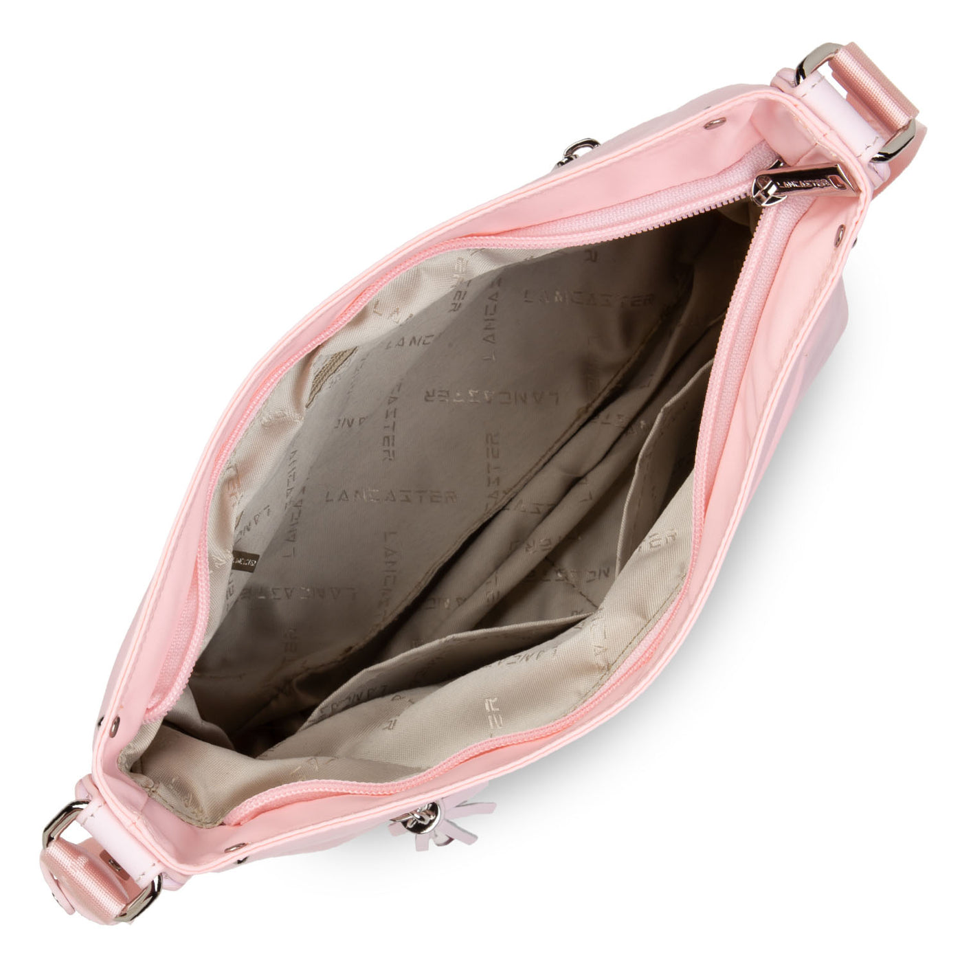 sac besace - basic pompon #couleur_rose