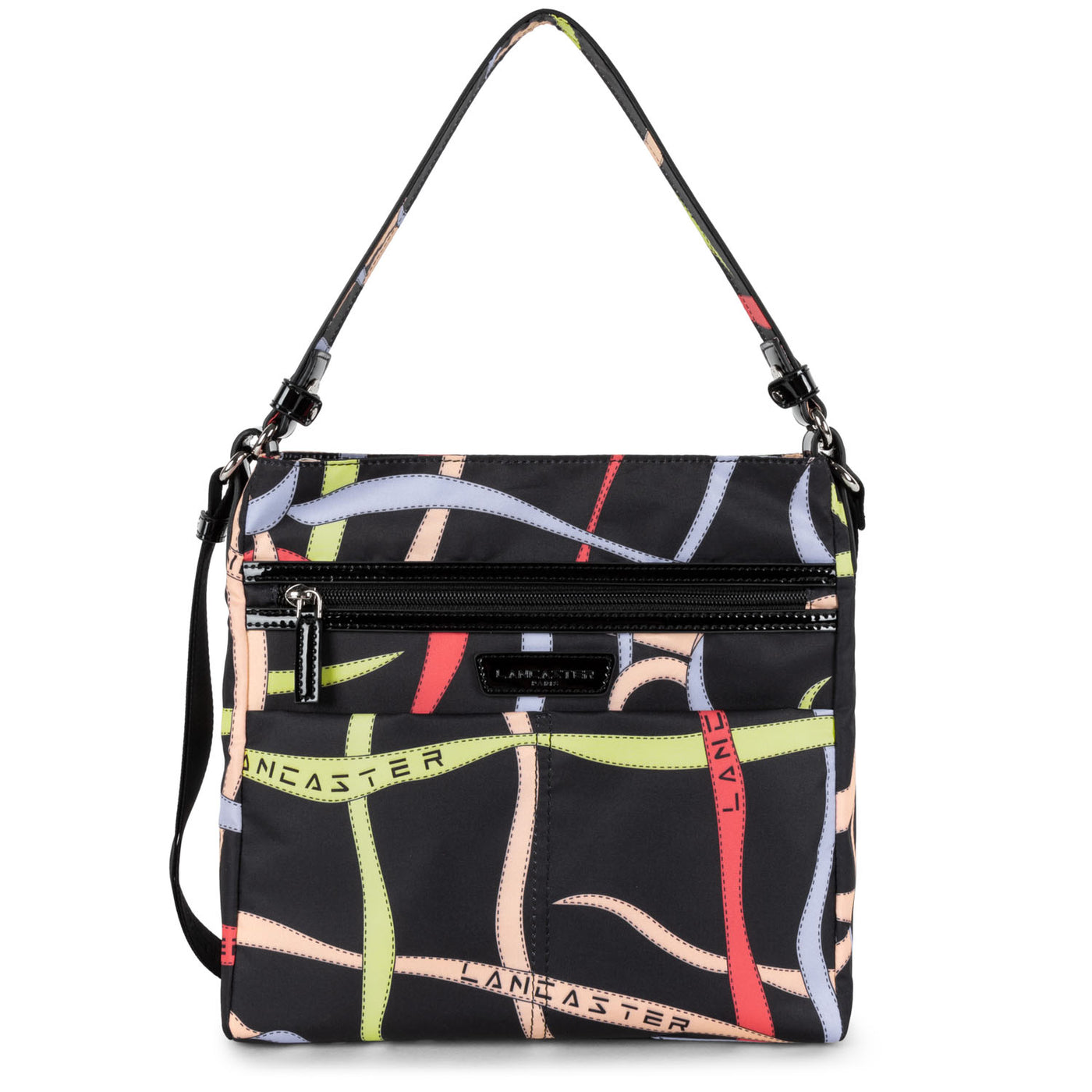 sac besace - basic verni #couleur_multi-ruban