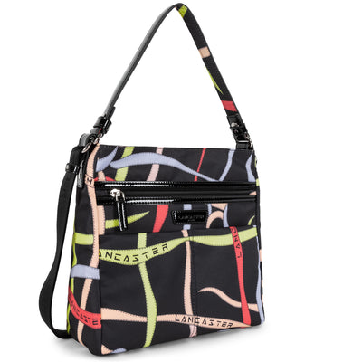 sac besace - basic verni #couleur_multi-ruban