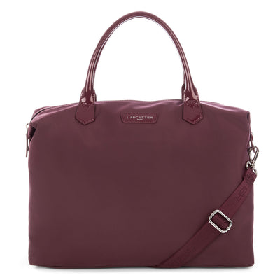 grand sac cabas main - basic verni #couleur_bordeaux