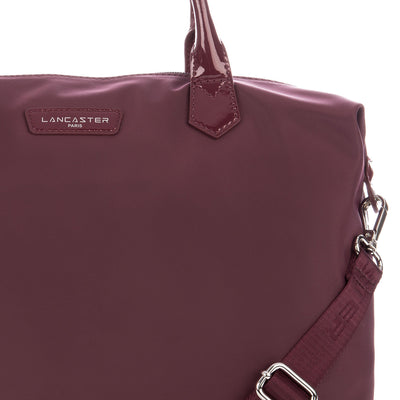 grand sac cabas main - basic verni #couleur_bordeaux