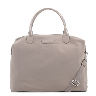 grand sac cabas main - basic verni #couleur_galet