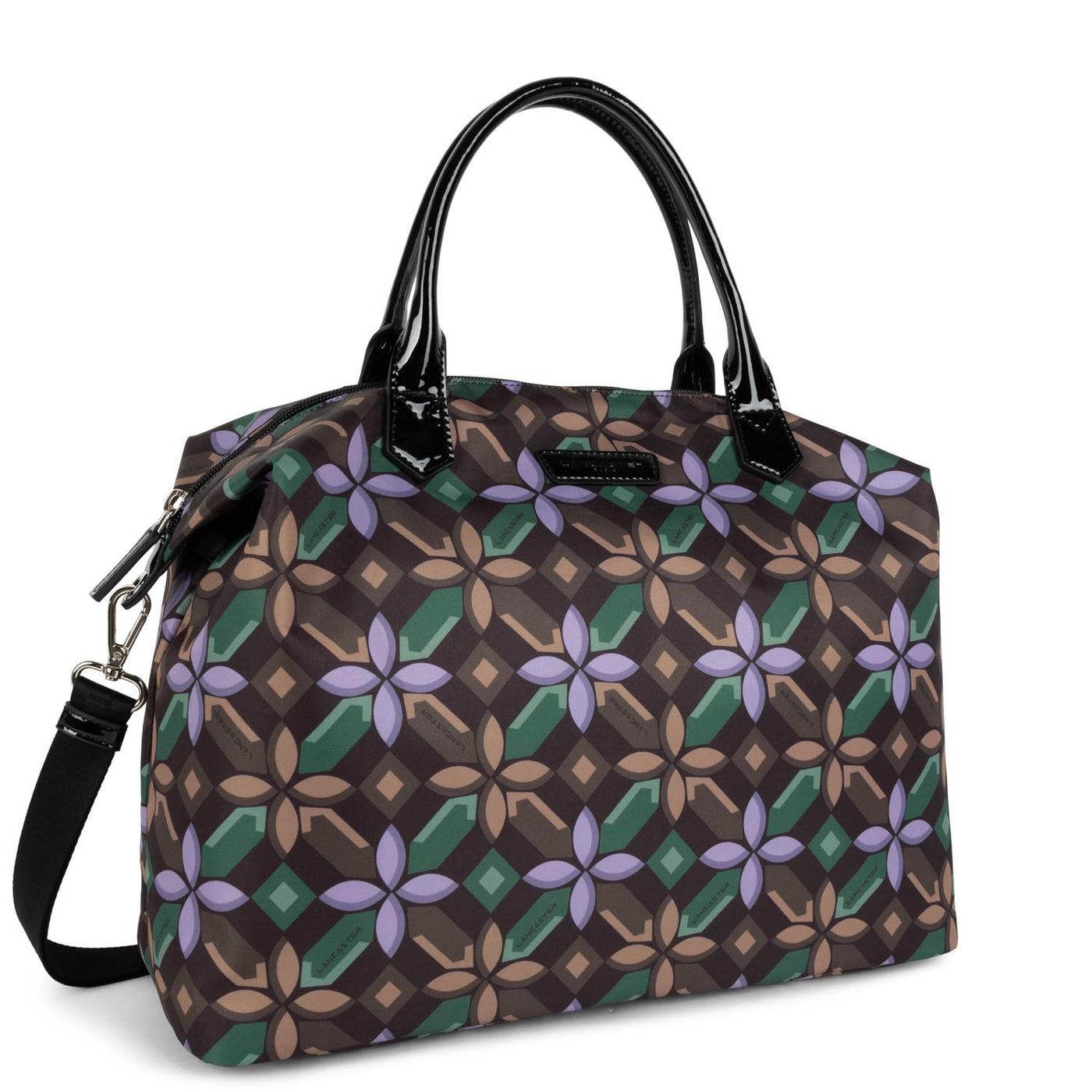 grand sac cabas main - basic verni #couleur_multi-graphic