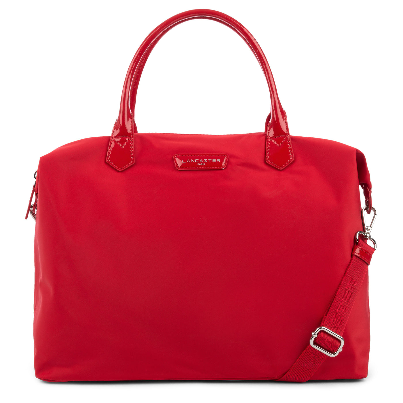 grand sac cabas main - basic verni #couleur_rouge