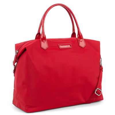 grand sac cabas main - basic verni #couleur_rouge