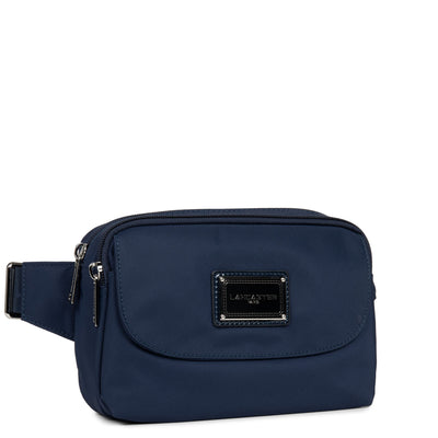 sac porté ceinture - basic verni #couleur_bleu-fonc