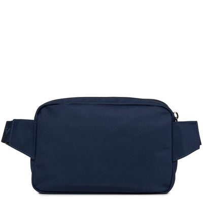 sac porté ceinture - basic verni #couleur_bleu-fonc