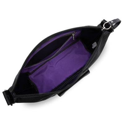 sac besace - smart kba #couleur_noir-violet