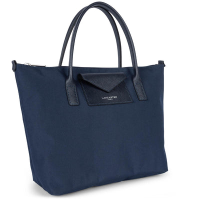 sac cabas main - smart kba #couleur_bleu-fonc-bleu-paon