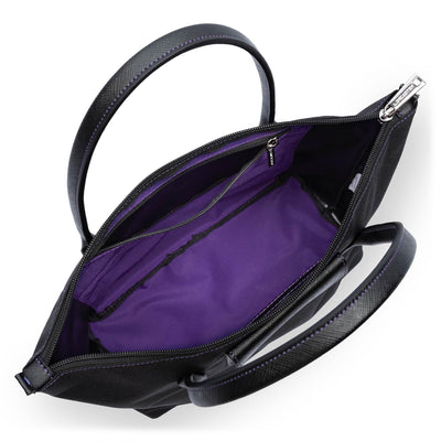 sac cabas main - smart kba #couleur_noir-violet