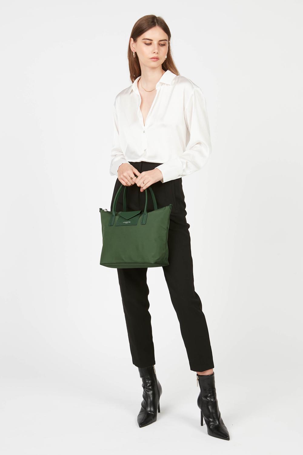 sac cabas main - smart kba #couleur_vert-pin