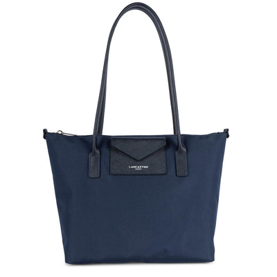 sac cabas épaule - smart kba #couleur_bleu-fonc-bleu-paon