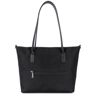 sac cabas épaule - smart kba #couleur_noir-violet