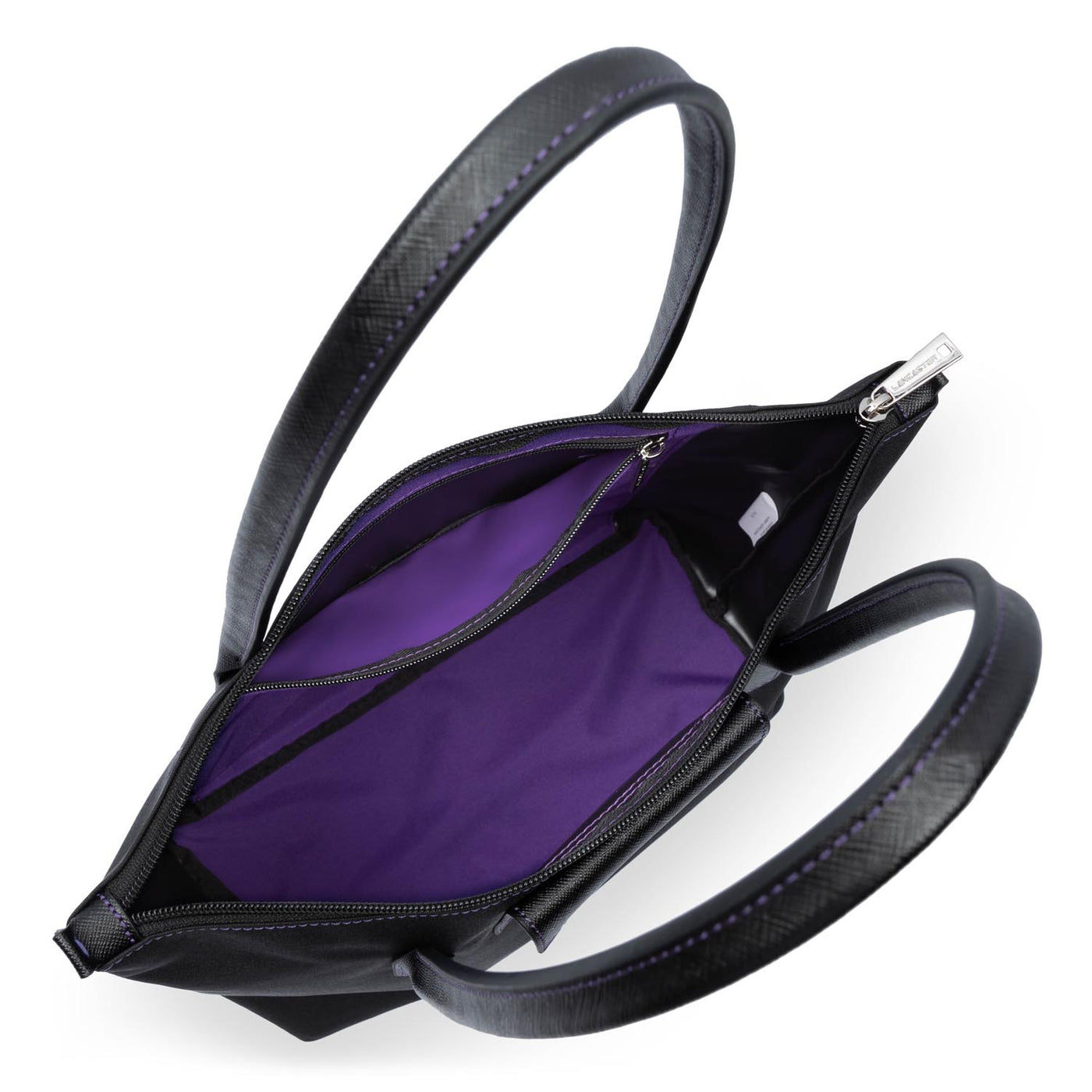 sac cabas épaule - smart kba #couleur_noir-violet