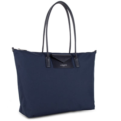 grand sac cabas épaule - smart kba #couleur_bleu-fonc