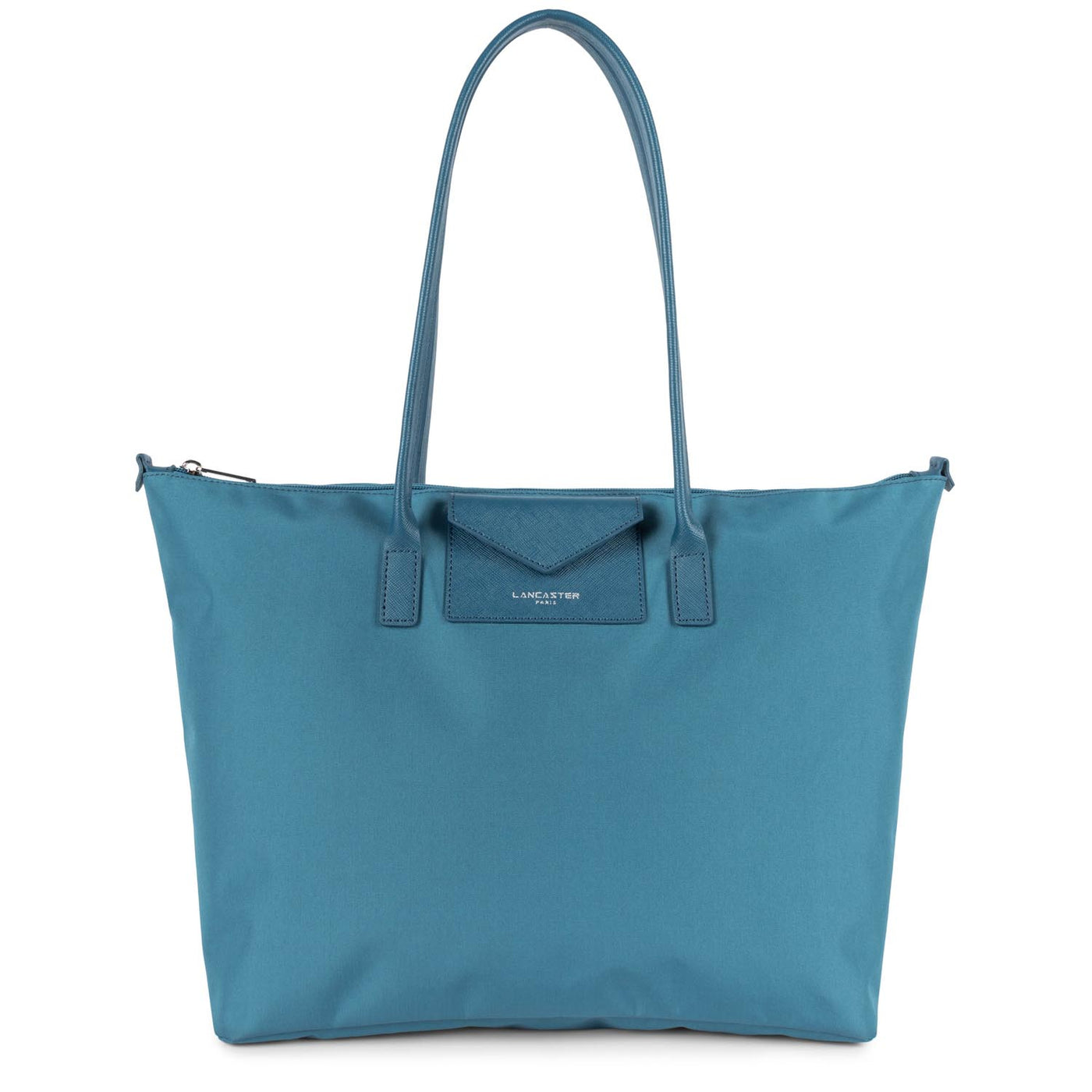 grand sac cabas épaule - smart kba #couleur_bleu-paon