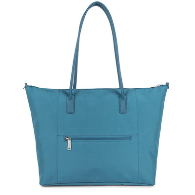 grand sac cabas épaule - smart kba #couleur_bleu-paon