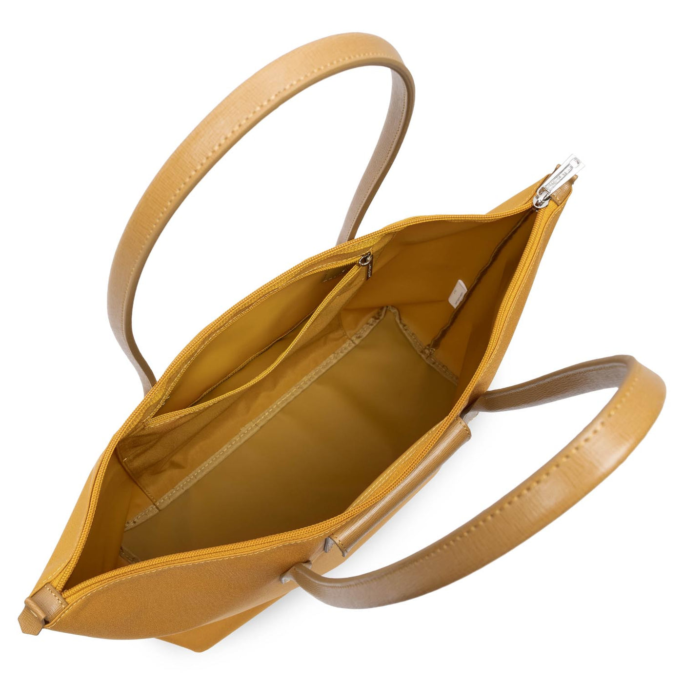 grand sac cabas épaule - smart kba #couleur_moutarde