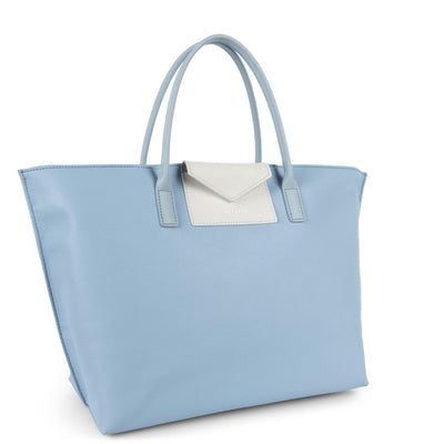 grand sac cabas main - maya #couleur_bleu-ciel-ivoire-bleu-cendre