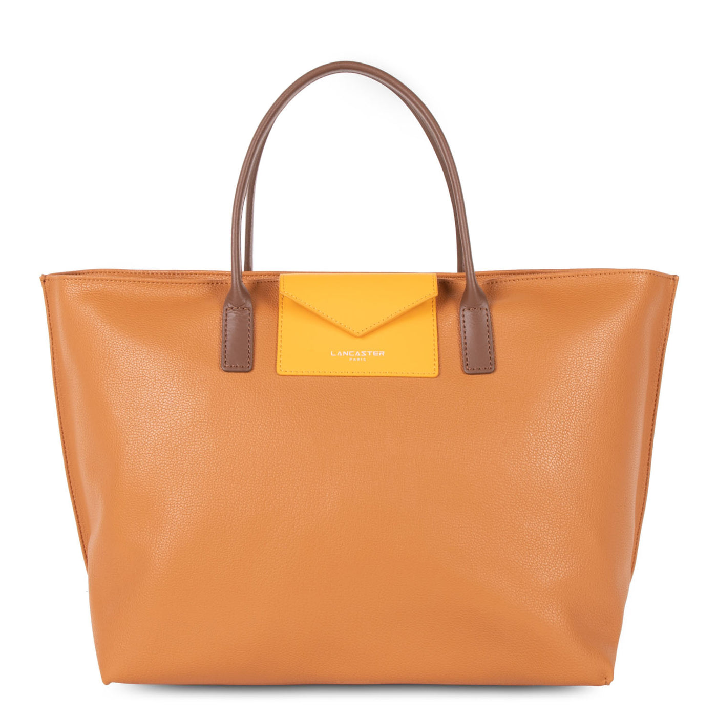 grand sac cabas main - maya #couleur_gold-jaune-vison