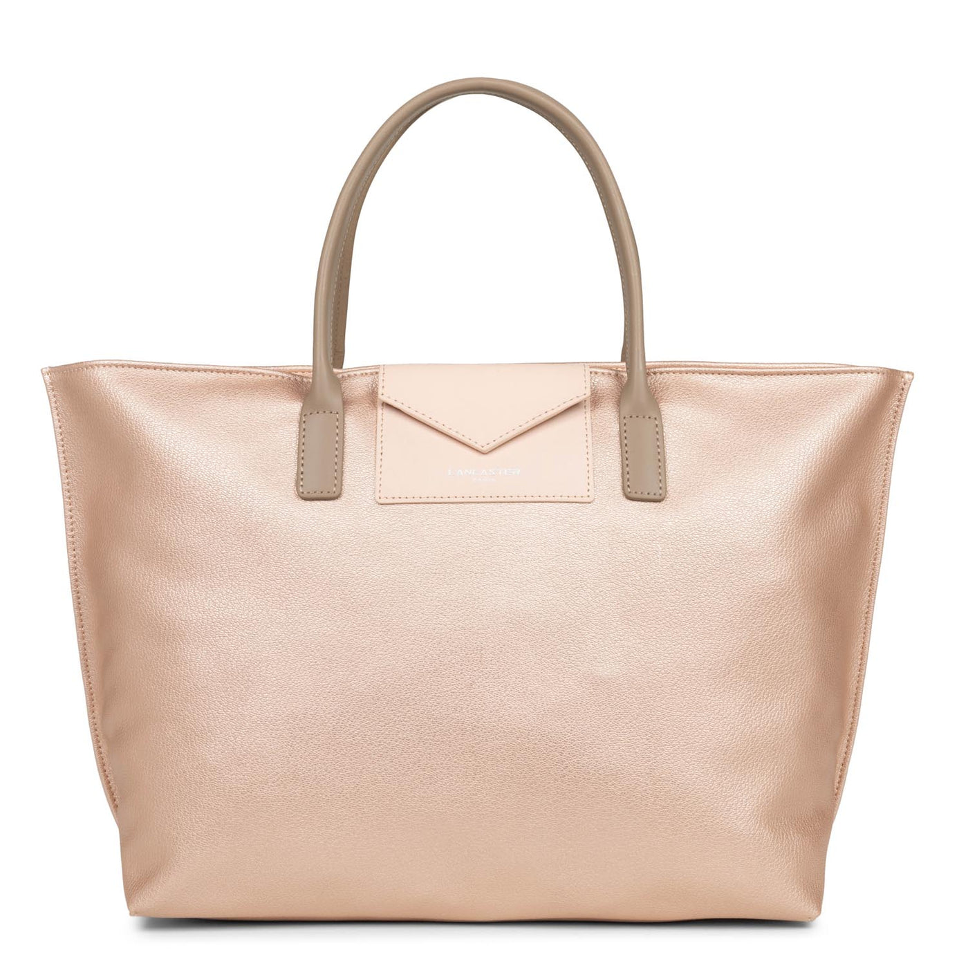 grand sac cabas main - maya #couleur_rose-nacre-rose-nude