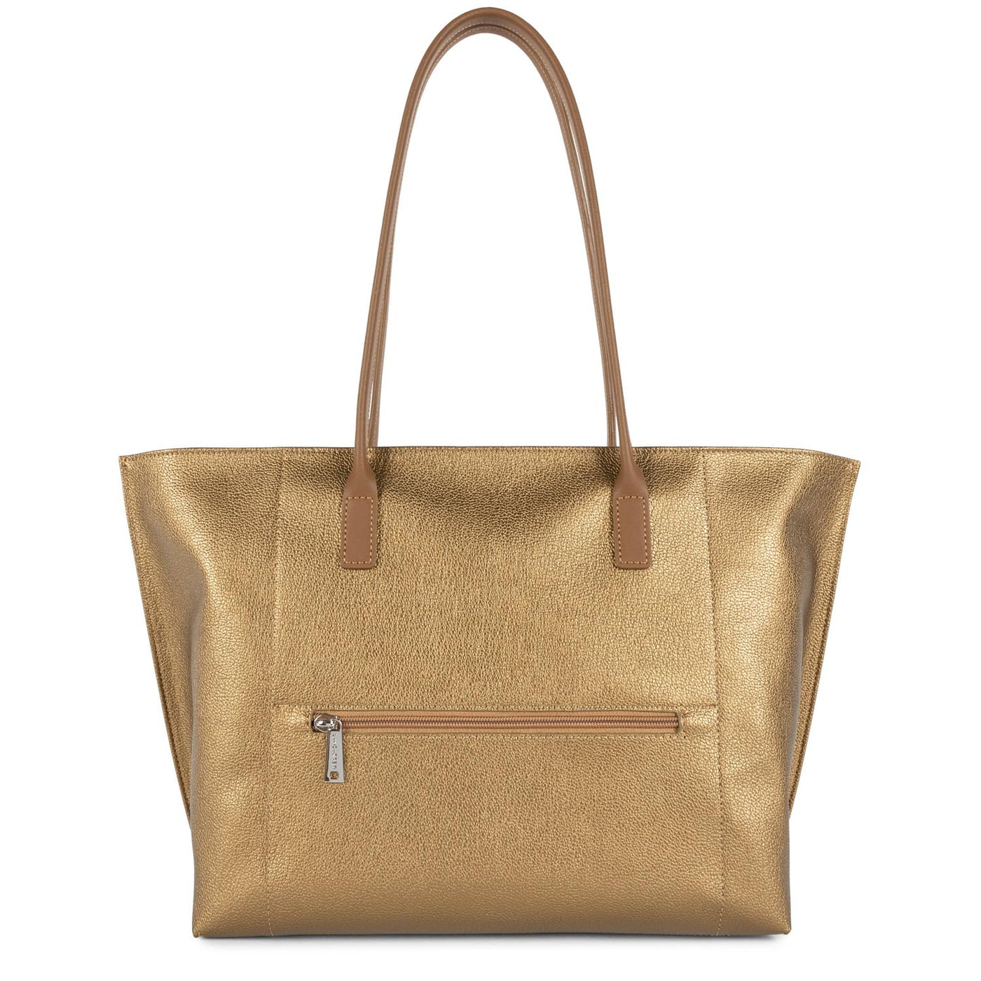 grand sac cabas épaule - maya #couleur_bronze-jaune-camel