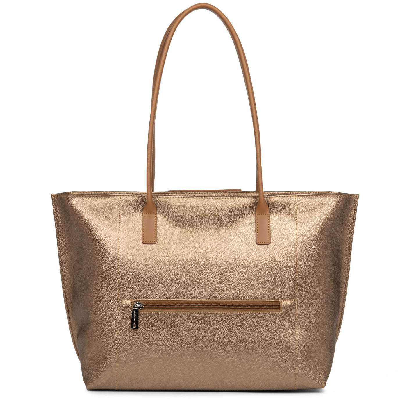 grand sac cabas épaule - maya #couleur_cuivre-noisette-camel
