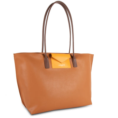 grand sac cabas épaule - maya #couleur_gold-jaune-vison
