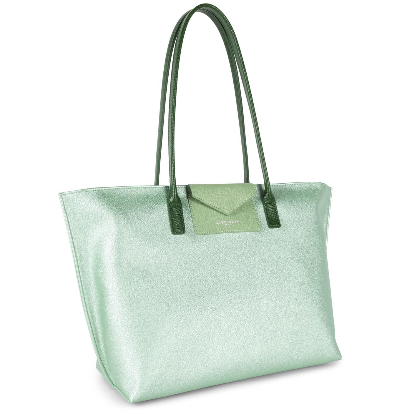 grand sac cabas épaule - maya #couleur_jade-jade-vert