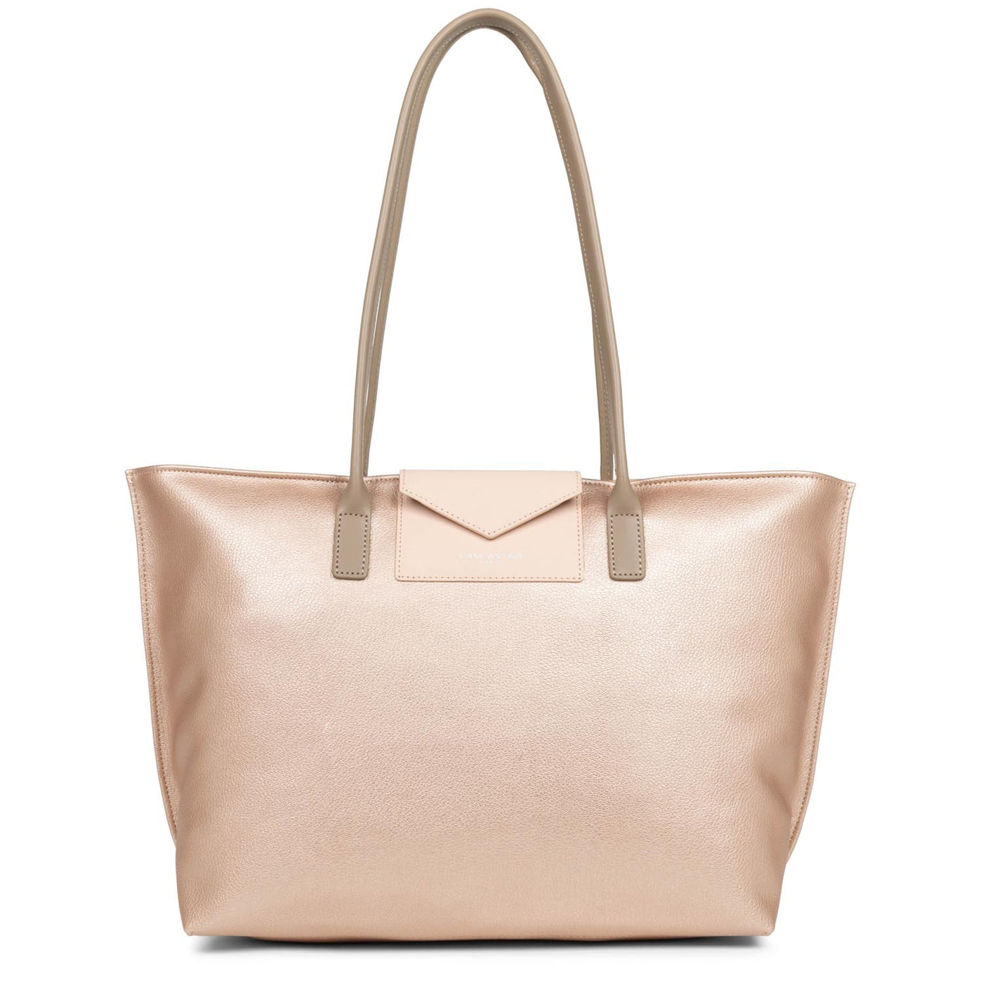 grand sac cabas épaule - maya #couleur_rose-nacre-rose-nude