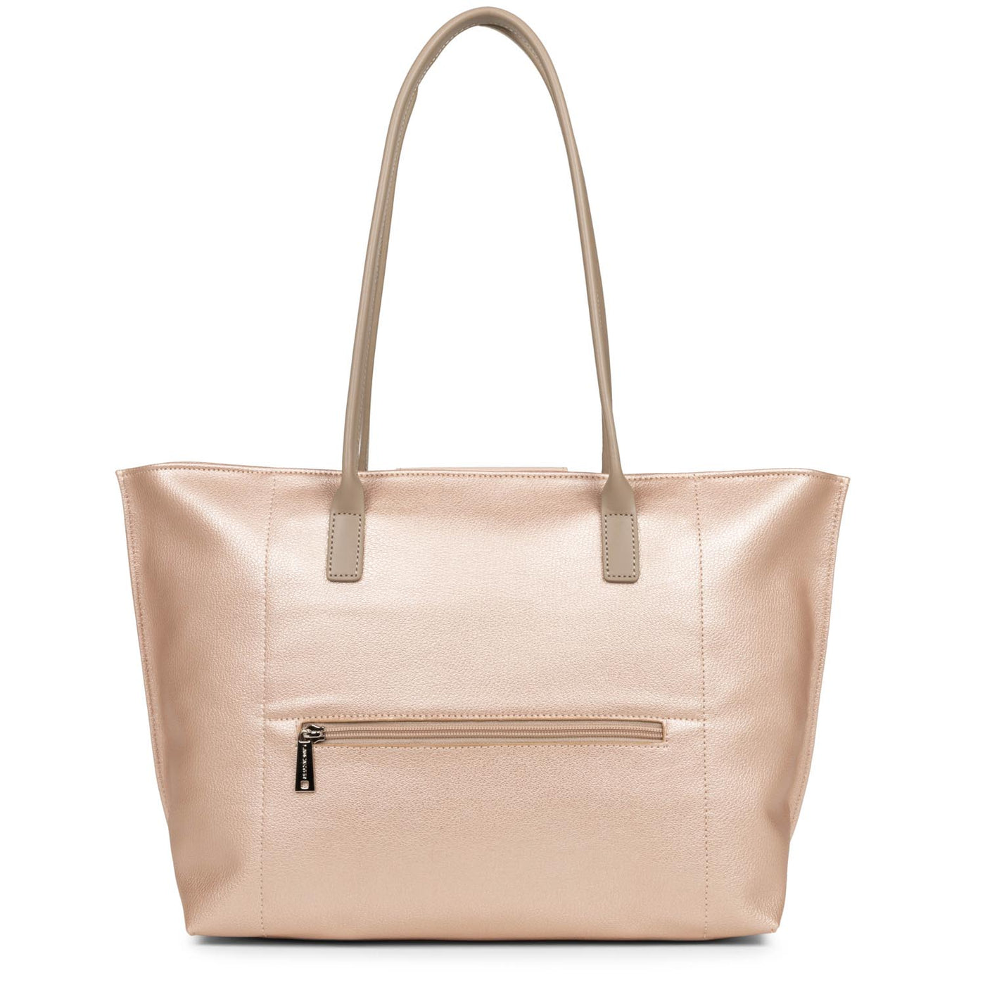 grand sac cabas épaule - maya #couleur_rose-nacre-rose-nude