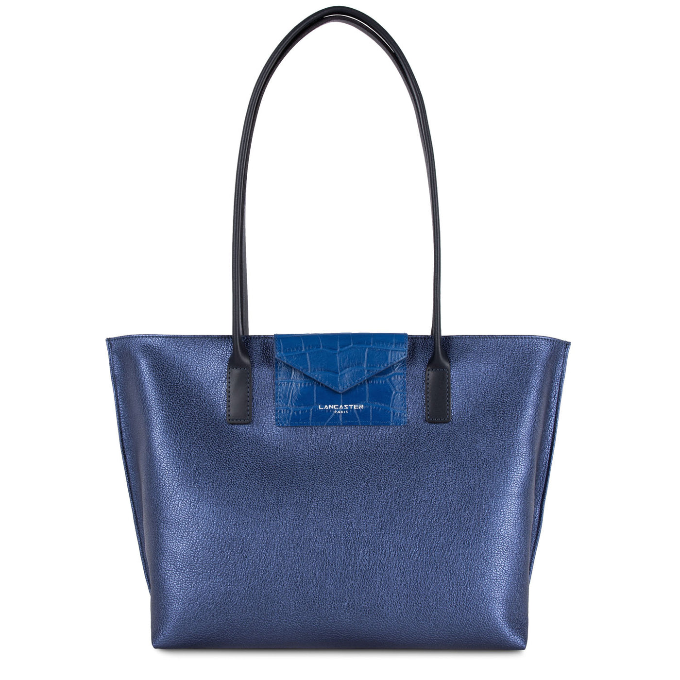 sac cabas épaule - maya #couleur_saphir-bleu-roi-bleu-fonc