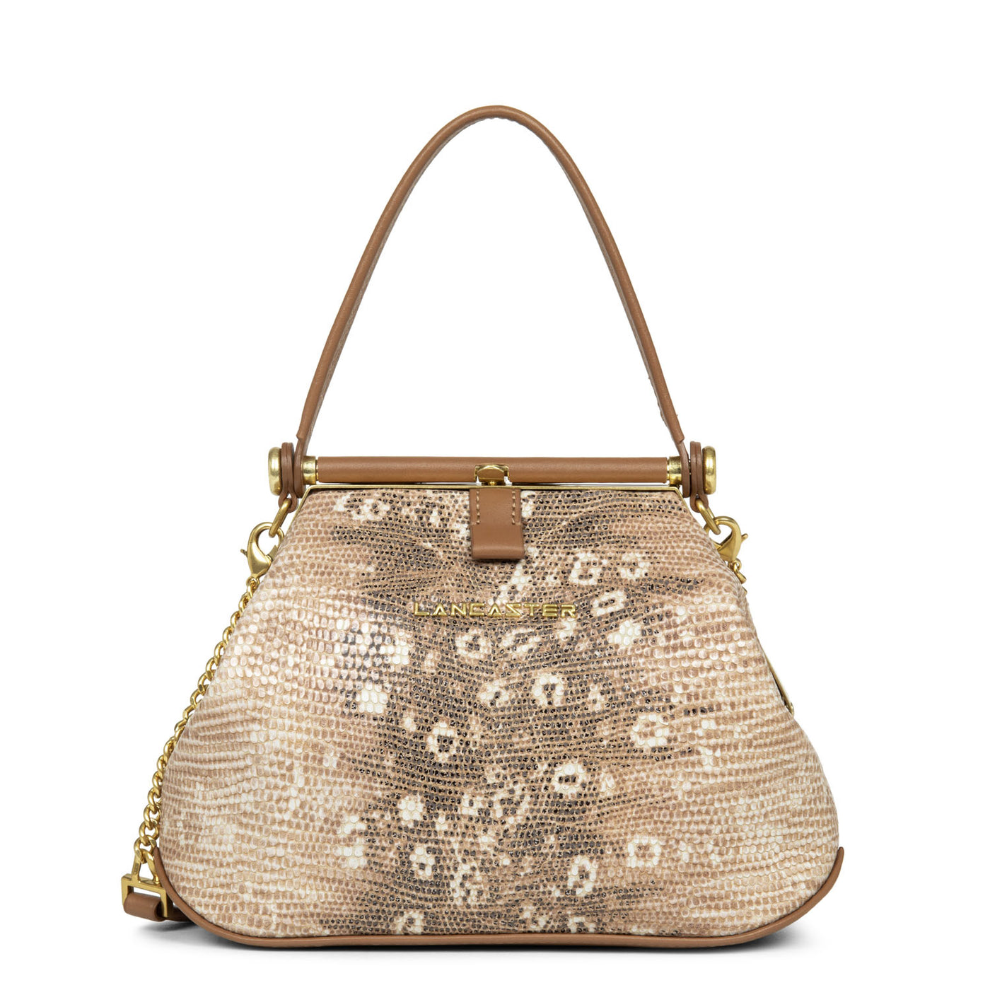 mini sac à main - studio dream #couleur_camel-iguane