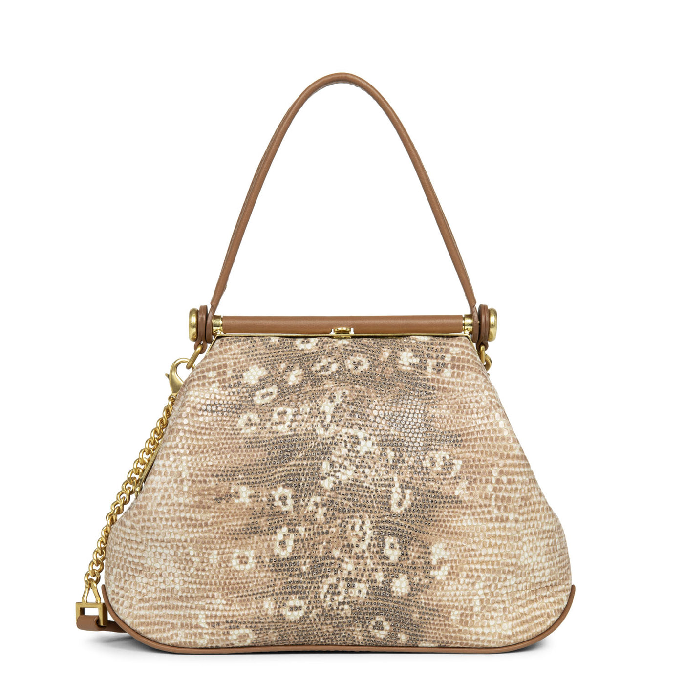 mini sac à main - studio dream #couleur_camel-iguane