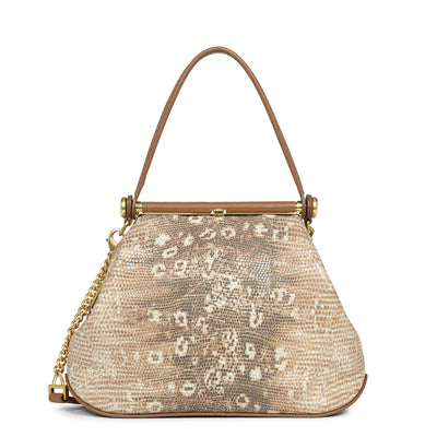 mini sac à main - studio dream #couleur_camel-iguane