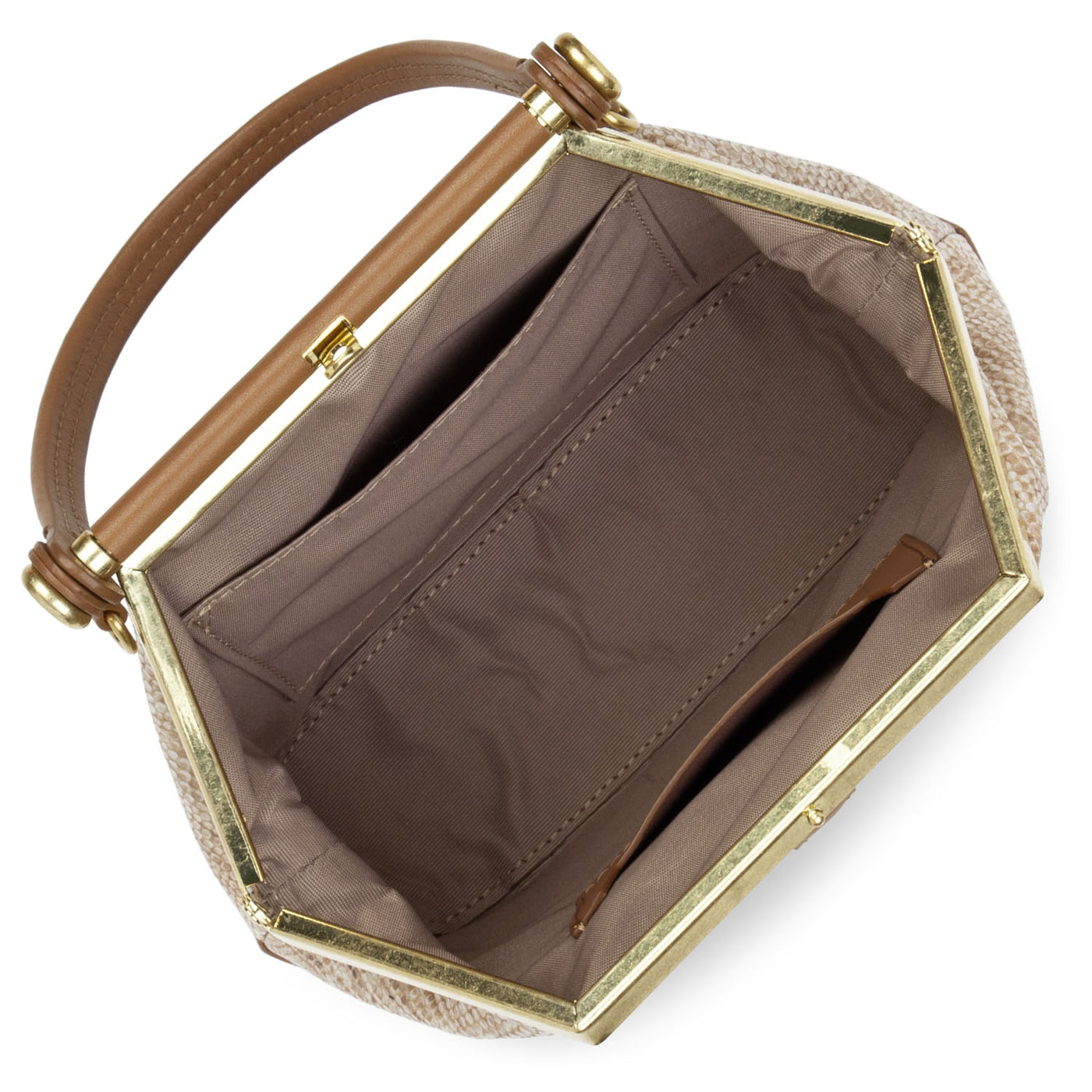 mini sac à main - studio dream #couleur_camel-iguane