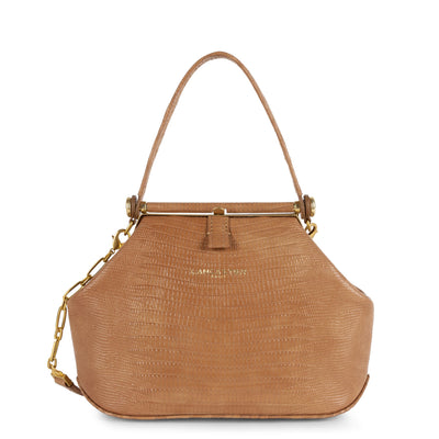 mini sac à main - studio dream #couleur_camel-lzard