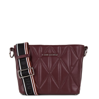 sac seau - parisienne matelassé #couleur_pourpre