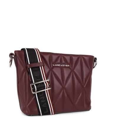 sac seau - parisienne matelassé #couleur_pourpre