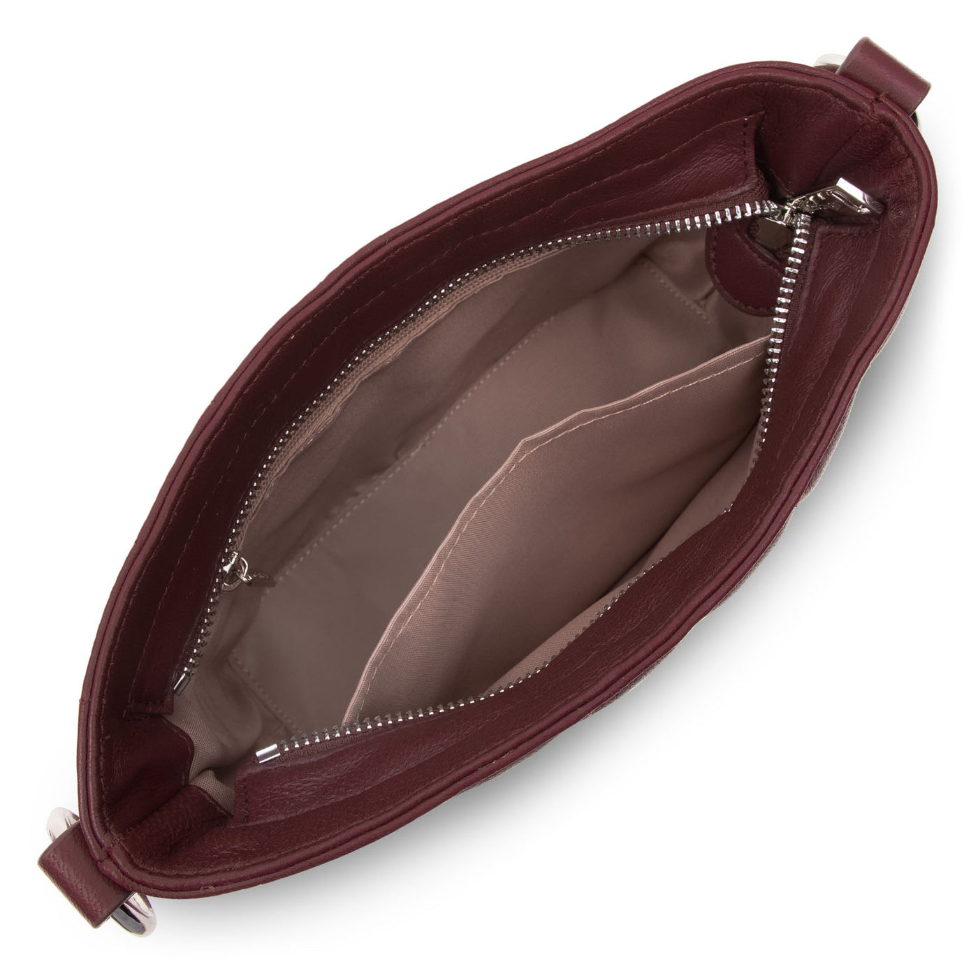 sac seau - parisienne matelassé #couleur_pourpre